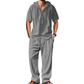 👕 50% DE RÉDUCTION 🔥 Ensemble sweat à capuche & pantalon casual homme – Tissu doux, coupe décontractée – Parfait pour les journées fraîches, le sport ou le quotidien – style urbain et confortable 🏙️