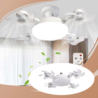 💡 60% DE RÉDUCTION! 🌀 Ventilateur de Plafond avec Lumière LED – Pales pliables, télécommande & 3 températures – Design moderne & économe en énergie ⚡