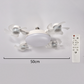 💡 60% DE RÉDUCTION! 🌀 Ventilateur de Plafond avec Lumière LED – Pales pliables, télécommande & 3 températures – Design moderne & économe en énergie ⚡