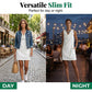 👗 60% DE RÉDUCTION 💥 Robe slim fit col bénitier – Sans manches & poches latérales – Polyvalente, parfaite pour le bureau ou les soirées – élégante et confortable ✨🌸
