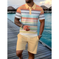 👕 50% DE RÉDUCTION ☀️ Set 2 pièces chemise & short pour homme – Confortable, respirant & polyvalent – Parfait pour l’été, les loisirs ou les voyages – look décontracté et pratique 🩳🌴