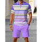 👕 50% DE RÉDUCTION ☀️ Set 2 pièces chemise & short pour homme – Confortable, respirant & polyvalent – Parfait pour l’été, les loisirs ou les voyages – look décontracté et pratique 🩳🌴
