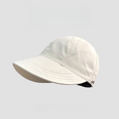 🧢 50% DE RÉDUCTION ☀️ Casquette solaire UPF 50+ queue de cheval – Bloque 99% UV & structure maintenue – Sangle élastique 54-60cm, boutons anti-vent – 3 coloris, pack économique ✨🌿
