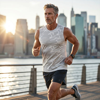 👕 60% DE RÉDUCTION 🌿 Débardeur sport camouflage respirant pour homme – Léger & séchage rapide – Évacuation de l’humidité, parfait pour la salle, la course ou les activités outdoor – confortable et performant 💪