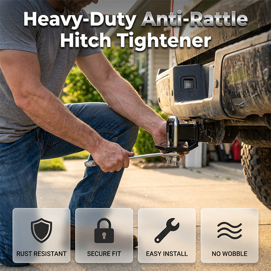 🔧 60% DE RÉDUCTION 🚗 Stabilisateur d’attelage anti-vibration robuste – Réduit les secousses & les bruits – Idéal pour remorques, caravanes ou porte-vélos – installation facile et sécurité renforcée 🛡️✨