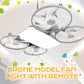 🌀 60% DE RÉDUCTION 🚁 Ventilateur de plafond design drone – 3 vitesses, E27 & télécommande – Look futuriste, léger & silencieux – parfait pour salon, chambre ou bureau 💡✨