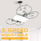 🌀 60% DE RÉDUCTION 🚁 Ventilateur de plafond design drone – 3 vitesses, E27 & télécommande – Look futuriste, léger & silencieux – parfait pour salon, chambre ou bureau 💡✨