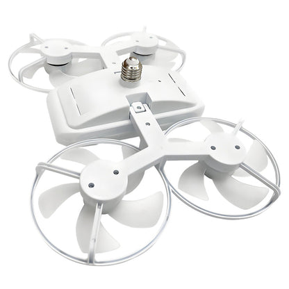 🌀 60% DE RÉDUCTION 🚁 Ventilateur de plafond design drone – 3 vitesses, E27 & télécommande – Look futuriste, léger & silencieux – parfait pour salon, chambre ou bureau 💡✨