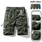 🩳 50% DE RÉDUCTION 🌿 Short cargo camouflage tendance – Taille élastique, poches pratiques & coupe décontractée – Parfait pour l’été, les festivals ou un look streetwear – confortable et robuste 🏙️✨