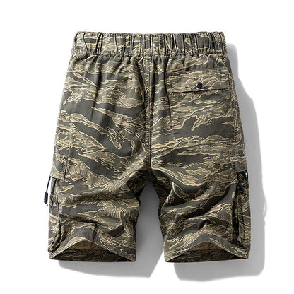 🩳 50% DE RÉDUCTION 🌿 Short cargo camouflage tendance – Taille élastique, poches pratiques & coupe décontractée – Parfait pour l’été, les festivals ou un look streetwear – confortable et robuste 🏙️✨