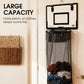 🏀 50% DE RÉDUCTION! 🧺 Panier à linge à accrocher – Filet, acrylique & bois, sans perçage ✨