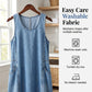👗 50% DE RÉDUCTION 🔥 Robe maxi en jean sans manches pour femme avec poches – Denim souple & coupe décontractée – Parfaite pour l’été, les journées actives ou un look décontracté chic – pratique et intemporelle ✨🛒