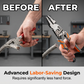 🔧 50% DE RÉDUCTION ✂️ Pince coupe-câble à cliquet – Acier trempé & levier gainé – Coupe propre et sans effort – idéale pour câbles électriques, gaines ou petit câble métallique 🔩⚡