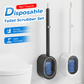 🚽 50% DE RÉDUCTION! 🧹 Lot de brosses de toilettes jetables sans contact – Hygiénique, pratique & rechargeable – Nettoyage facile sans toucher la saleté ✨