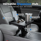 🚗 50% DE RÉDUCTION! 🧃 Plateau de voiture 2-en-1 avec porte-gobelet extensible – Stable, pratique & polyvalent – Idéal pour les collations et les boissons en voyage 🛣️