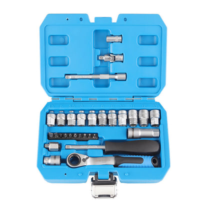 🔧 60% DE RÉDUCTION! 🛠️ Kit Clé à Cliquet 29 Pièces – Acier chrome-vanadium, douilles & embouts – Idéal pour bricolage et réparations auto ⚡