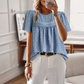 👚 60% DE RÉDUCTION 🌸 Blouse décontractée à col rond & manches courtes pour femme – Tissu doux & coupe fluide – Parfaite pour l’été, le bureau ou les journées décontractées – légère et facile à porter ✨☀️