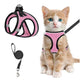 🐱 50% DE RÉDUCTION 🦮 Harnais en maille réfléchissante avec laisse – Léger, réglable & respirant – Idéal pour chats ou petits chiens – sécurité accrue lors des promenades nocturnes 🌙✨🐾