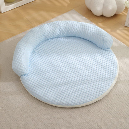 🐾 50% DE RÉDUCTION ❄️ Tapis de refroidissement doux & respirant – Amovible & lavable – Idéal pour les journées chaudes – confortable, antidérapant – parfait pour chiens et chats à l’intérieur ou en voyage 🌞🐶✨