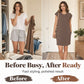 👗 60% DE RÉDUCTION ✨ Robe décontractée coton mélangé – Col rond, manches courtes & coupe ample midi – 9 coloris, tailles S-L – idéale pour l’été ou le quotidien 🌸☀️