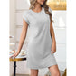 👗 60% DE RÉDUCTION ✨ Robe décontractée coton mélangé – Col rond, manches courtes & coupe ample midi – 9 coloris, tailles S-L – idéale pour l’été ou le quotidien 🌸☀️