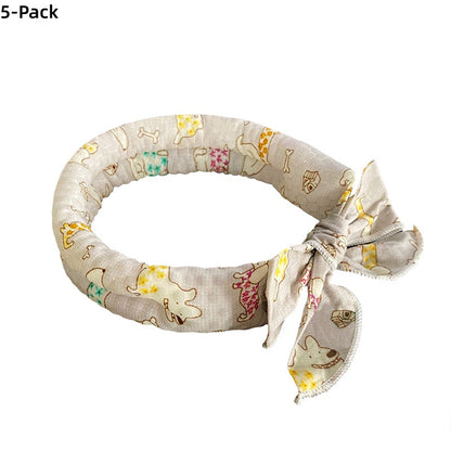 🐶 ACHETEZ 1, OBTENEZ 1 GRATUIT ! ❄️ Bandana rafraîchissant d’été pour animaux – Tissu Ice-Silk & sans électrocution – Garde votre chien ou chat au frais par fortes chaleurs – réutilisable, doux et facile à mettre 🐱💧✨