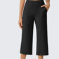👖 50% DE RÉDUCTION ✨ Pantalon court large décontracté femme – Poches latérales & coupe minimaliste chic – Tissu léger, polyvalent pour yoga, jogging ou quotidien – 6 coloris, tailles S-2XL 🔥🌸