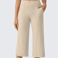 👖 50% DE RÉDUCTION ✨ Pantalon court large décontracté femme – Poches latérales & coupe minimaliste chic – Tissu léger, polyvalent pour yoga, jogging ou quotidien – 6 coloris, tailles S-2XL 🔥🌸