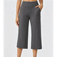 👖 50% DE RÉDUCTION ✨ Pantalon court large décontracté femme – Poches latérales & coupe minimaliste chic – Tissu léger, polyvalent pour yoga, jogging ou quotidien – 6 coloris, tailles S-2XL 🔥🌸