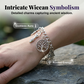 📿 50% DE RÉDUCTION ✨ Bracelet vintage paganiste à breloques – Symboles spirituels & finition antique – Parfait pour le style bohème – ajoute une touche mystique à votre quotidien 🌙🌿