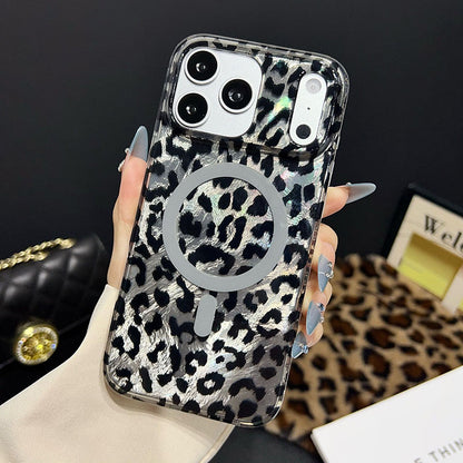 📱 50% DE RÉDUCTION 🐆 Coque de téléphone magnétique imprimé léopard – Compatible MagSafe & anti-choc – Design sauvage, protection intégrale – parfaite pour un look tendance au quotidien ✨🛡️