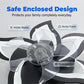 🌀 60% DE RÉDUCTION 🌸 Ventilateur de plafond en forme de fleur avec lumière & télécommande – Design élégant, silencieux & 3 vitesses – parfait pour chambre ou salon 💡✨