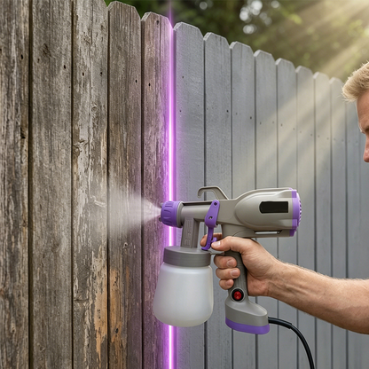🎨 50% DE RÉDUCTION ⚡ Pistolet à peinture électrique – 5 buses & débit réglable – Idéal pour murs, meubles ou projets DIY – finition uniforme et gain de temps ✨🔧🏠