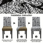 🪑 50% DE RÉDUCTION! 🔥 Housse de Chaise Extensible – Polyester, pose glissée & ajustable – Relooking maison facile et économique ✨