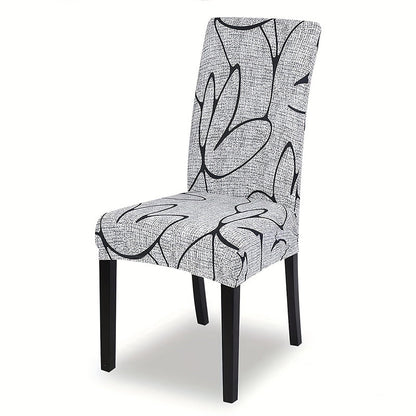 🪑 50% DE RÉDUCTION! 🔥 Housse de Chaise Extensible – Polyester, pose glissée & ajustable – Relooking maison facile et économique ✨