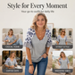 👚 50% DE RÉDUCTION 🐆 Top décolleté en V imprimé léopard – Coupe fluide & légère – Parfait pour un look casual ou une soirée tendance – confortable et féminin 🌿✨