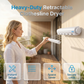 🧺 50% DE RÉDUCTION 💨 Étendoir à linge rétractable multi-cordes – Gain de place & solide – Parfait pour balcon, salle de bain ou buanderie – cordes robustes, installation facile ✨🏠