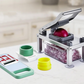 🔪 50% DE RÉDUCTION 🥗 Hachoir alimentaire multifonction 9 lames avec bac de rangement – Bols empilables & couvercles – Parfait pour hacher, mixer ou râper – idéal pour légumes, fruits ou fromage – gain de temps et de place ✨🍽️