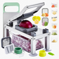 🔪 50% DE RÉDUCTION 🥗 Hachoir alimentaire multifonction 9 lames avec bac de rangement – Bols empilables & couvercles – Parfait pour hacher, mixer ou râper – idéal pour légumes, fruits ou fromage – gain de temps et de place ✨🍽️