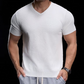 👕 60% DE RÉDUCTION 🌬️ T-shirt en maille col V respirant – Léger, doux & coupe décontractée – Idéal pour l’été, le sport ou le quotidien – confortable et moderne ✨☀️