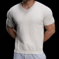 👕 60% DE RÉDUCTION 🌬️ T-shirt en maille col V respirant – Léger, doux & coupe décontractée – Idéal pour l’été, le sport ou le quotidien – confortable et moderne ✨☀️