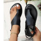 👡 50% DE RÉDUCTION 🌸 Sandales plates à anneau d’orteil pour femme – Bride ajustable & semelle souple – Parfaites pour l’été, la plage ou les journées décontractées – élégantes et confortables ✨☀️