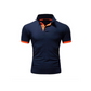 👔 50% DE RÉDUCTION 🌊 Chemise à col manches courtes avec liserés contrastants – Tissu léger & coupe moderne – Parfaite pour l’été, le bureau ou les sorties – look décontracté et soigné ✨☀️