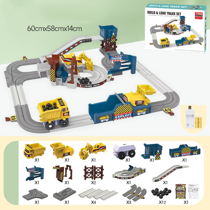 🚂 50% DE RÉDUCTION! ✨ Kit de train électrique interactif – Circuit modulaire lumineux, gare animée & compatible – Parfait pour de longues heures de jeu créatif 🌟