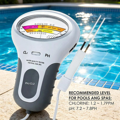 🔬 60% DE RÉDUCTION 💧 Testeur 2-en-1 pH & Chlore – Mesures précises pour eau cristalline – Idéal pour piscine ou spa – rapide, fiable et facile à utiliser 🏊✨