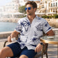 👕 50% DE RÉDUCTION 🏝️ Ensemble décontracté d’été – Chemise imprimée & short léger – Parfait pour la plage, les voyages ou la détente – look frais et tendance ☀️🩳✨