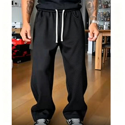 👖 50% DE RÉDUCTION 🏃 Pantalon de jogging décontracté avec cordon de serrage – Coupe classique & tissu doux – Idéal pour le sport, le quotidien ou la détente – confortable, respirant et facile à porter 🌿💨✨