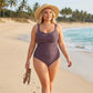 👙 50% DE RÉDUCTION 🌊 Maillot de bain une pièce classique grande taille – Coupe confortable & maintien doux – Idéal pour la plage, la piscine ou les vacances – élégant et flatteur ☀️💖✨