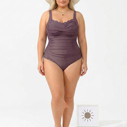 👙 50% DE RÉDUCTION 🌊 Maillot de bain une pièce classique grande taille – Coupe confortable & maintien doux – Idéal pour la plage, la piscine ou les vacances – élégant et flatteur ☀️💖✨