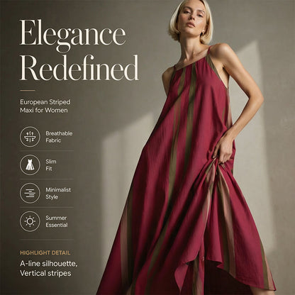 👗 50% DE RÉDUCTION ⏳ Robe maxi d’été à bretelles spaghetti – Légère, fluide & bohème – Parfaite pour la plage, les vacances ou les journées chaudes – coupe confortable et élégante 🌸☀️✨